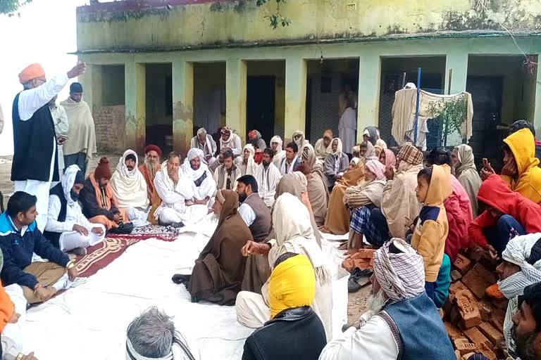 agitation warning against mining, protest against mining in Bharatpur, protest against mining, Mahapanchayat to protest against mining