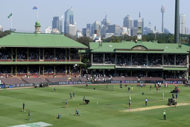 aus vs ind scg to be at 25 pc capacity for third test