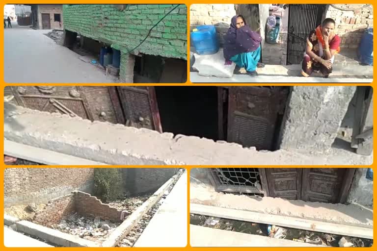 Local residents of Shraddhanand Colony angry with Delhi government and MLA