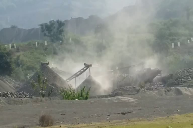 environment getting infected with crusher plant and mines in sahibganj