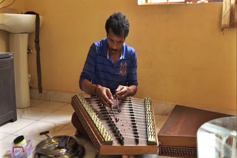 Sirsi's Wood Expert produces the famous 'Sur Santoor'