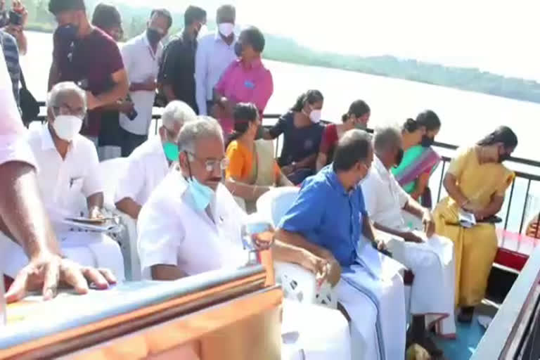 Paranisinikkadavu AC boat  Transport Minister AK Saseendran  എകെ ശശീന്ദ്രൻ