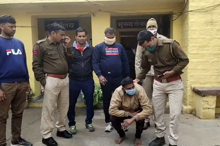 gravel mafia arrested, dholpur police