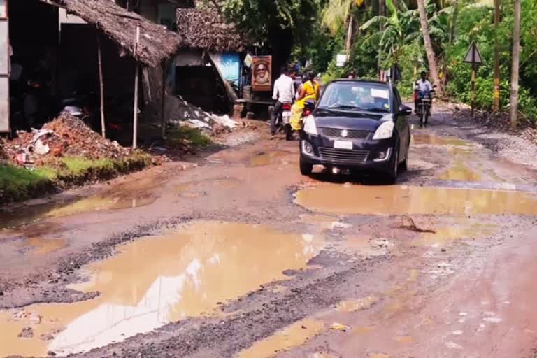 சீர்காழியில் சாலைகளை சீரமைத்து தர வாகன ஓட்டிகள் கோரிக்கை  வாகன ஓட்டிகள்  சீர்காழியில் சாலைகளை சீரமைத்து தர கோரிக்கை  Public demand for repair of roads in Sirkazhi  Public demand for repair of roads  Motorists