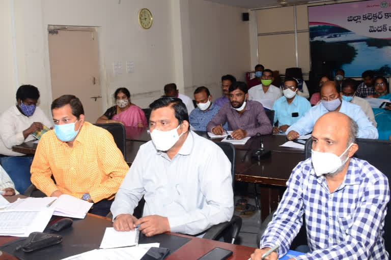 Chief Secretary Somesh Kumar held a video conference with senior officials and district collectors.