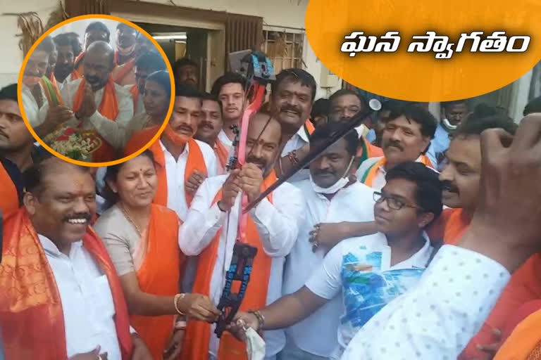 bjp-state-president-bandi-sanjay-visits-in-warangal-urban-district