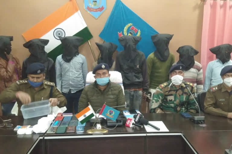 10 cyber criminals arrested in giridih