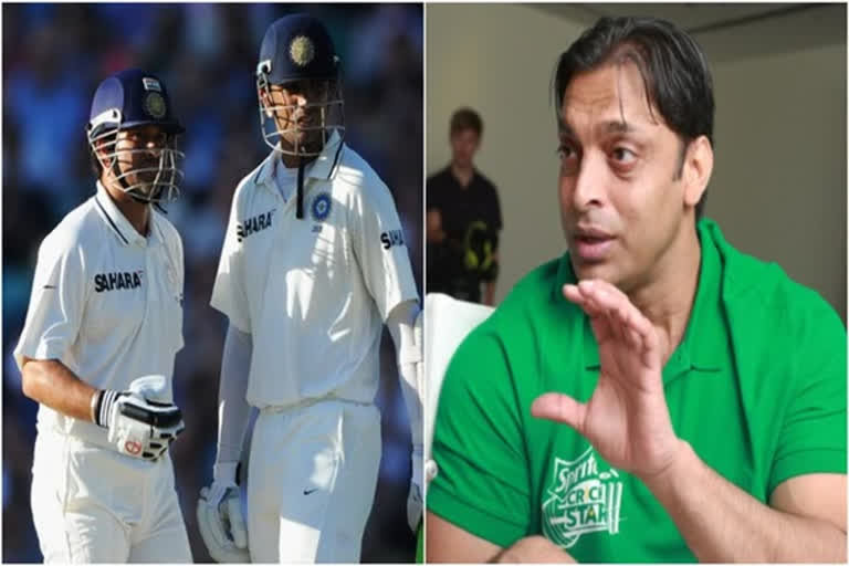 shoaib akhter on rahul and sachin