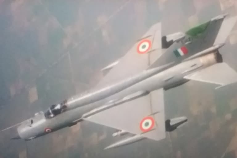 Army aircraft MiG-21 crash in Sriganganagar