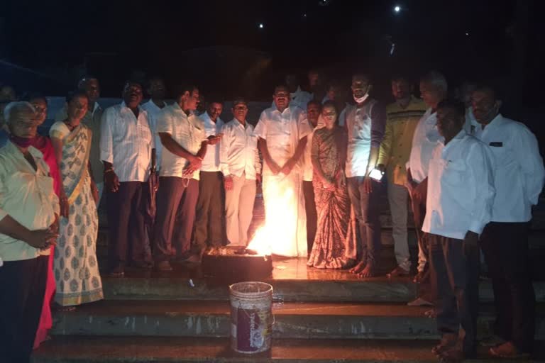 Swearing-in by Gram Panchayat members