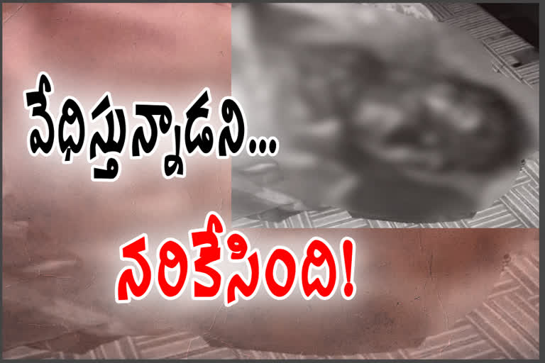 wife kills husband in gorlagutta