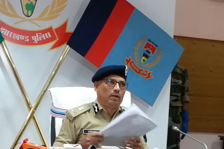 dgp meeting in ssp office ranchi