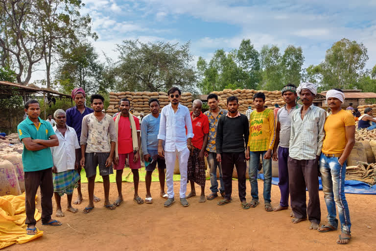 Chhattisgarh nsui campaign in support of farmers at keshkal