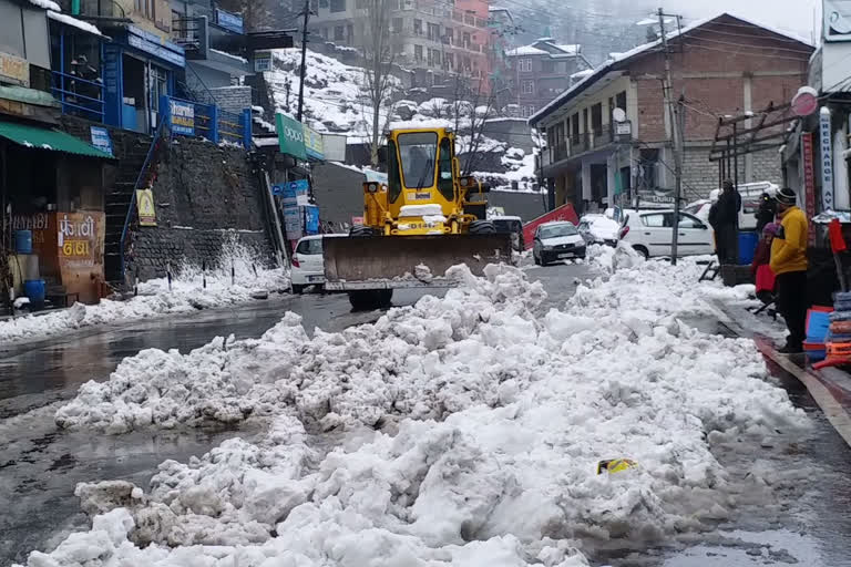 snowfall in Kinnaur