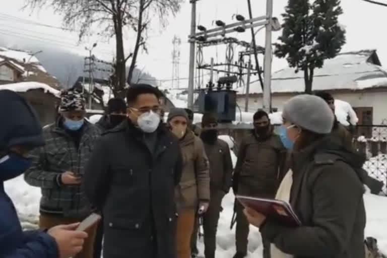 DC Anantnag Visit