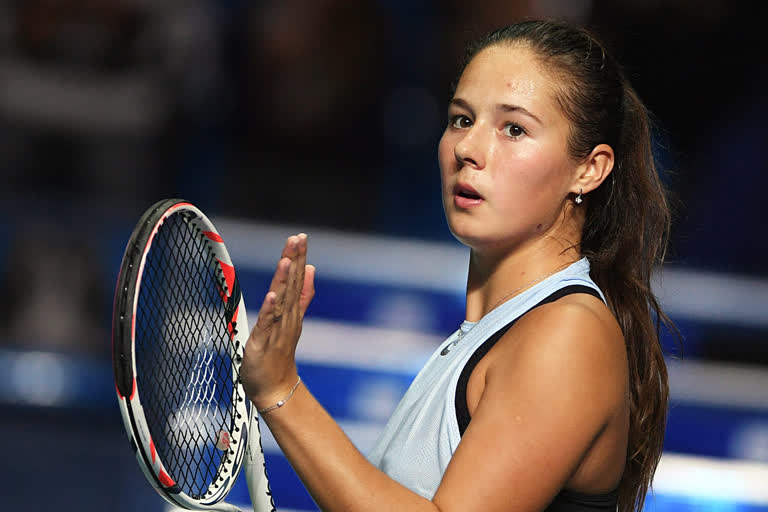 Daria Kasatkina wins 1st women's tennis match of new season