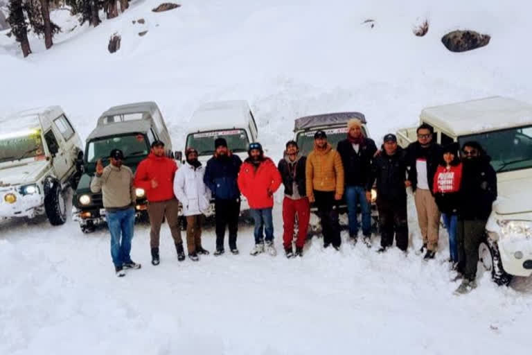 Avalanche on Atal Tunnel South Portal