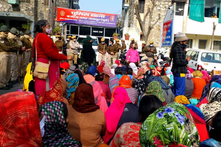 asha sahyogini protest in Jaipur, राजस्थान न्यूज