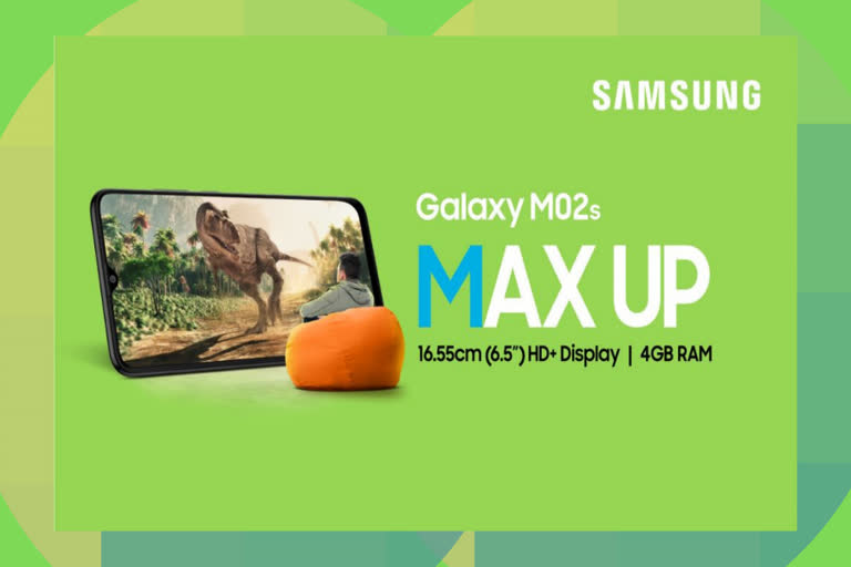 max up galaxy m02s , samsung india