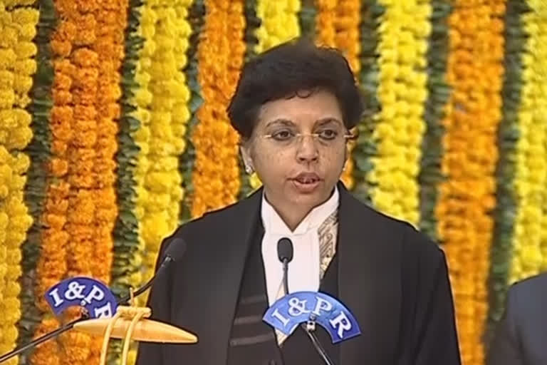 Justice Hima Kohli takes oath as new CJ of Telangana HC