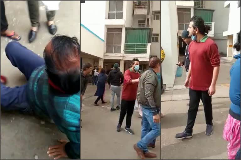 residents in greater faridabad disputes video