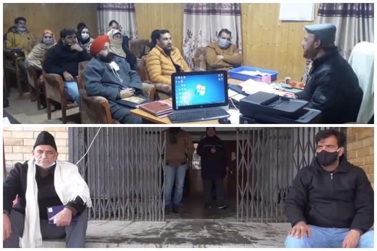 ddc members of nc walkout in meeting in pulwama