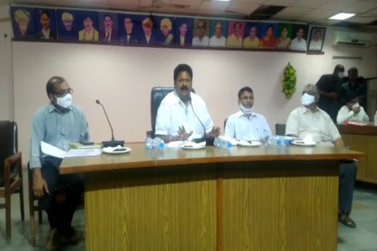 tanuku mla review meet with mandal level officers