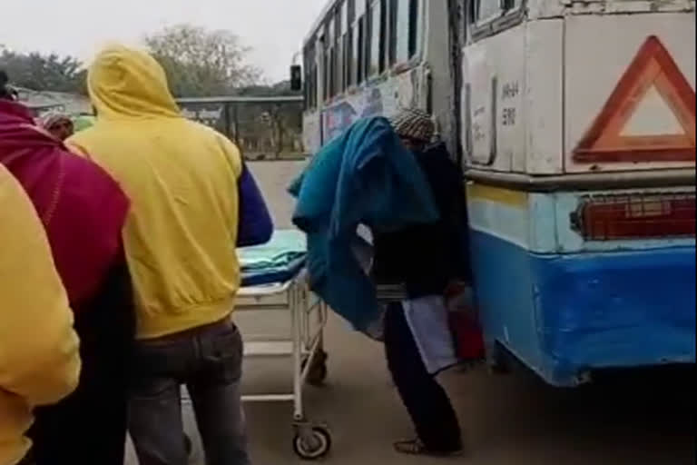 Woman gave birth to child in a roadways bus in kaithal