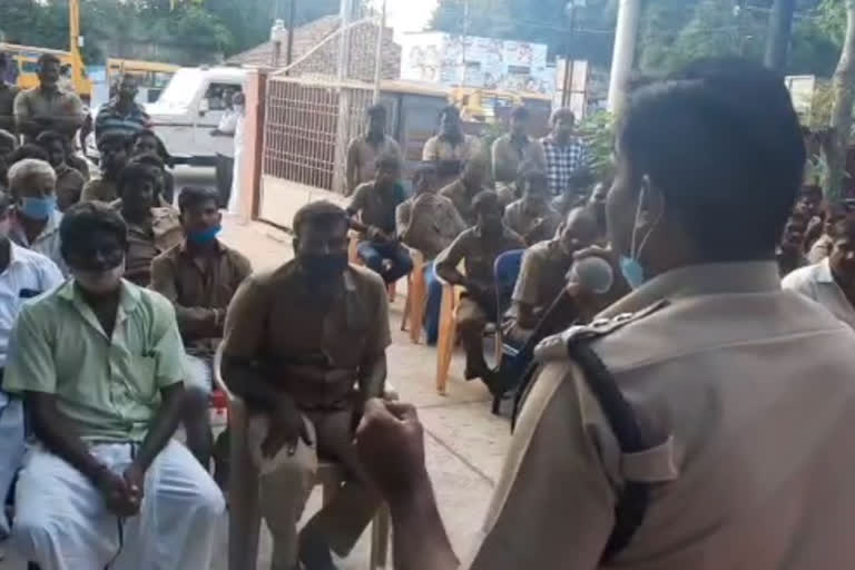 Villupuram DSP advised auto drivers Regarding avoid traffic congestion