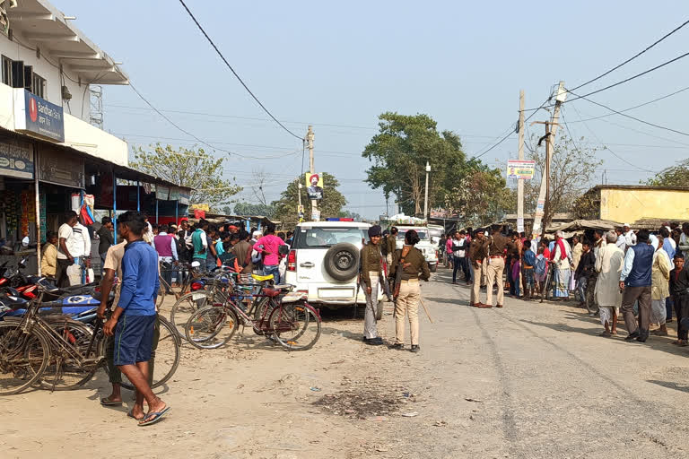 Bank robbery in muzaffarpur