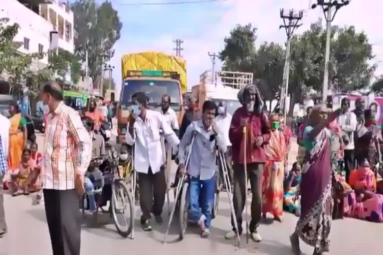 pensioners on the road because  pensions are not paying