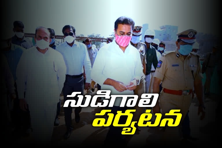 Tomorrow minister ktr tour in hyderabad