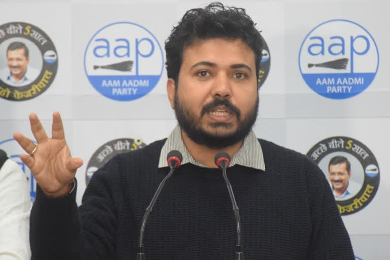 aap leader durgesh pathak targeted bjp