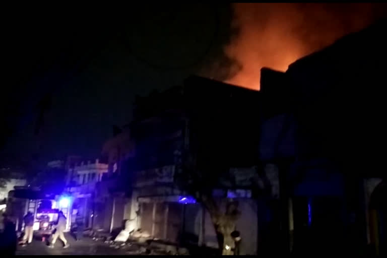 जयपुर इलेक्ट्रॉनिक गोदाम में आग, Jaipur electronic warehouse fire