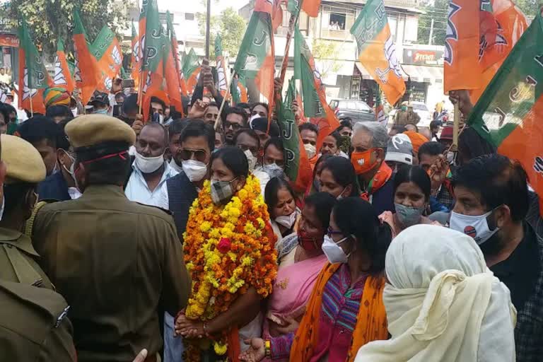 Dungarpur municipal election, BJP District President Prabhu Pandya