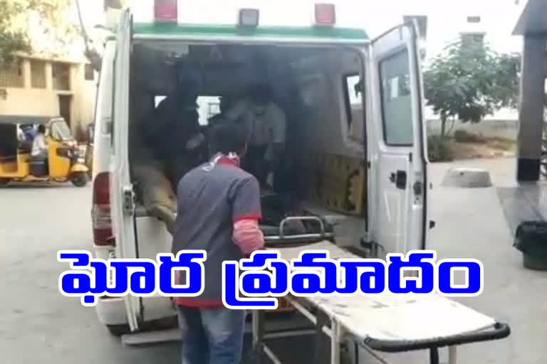 road accident in siddipet district one person dead