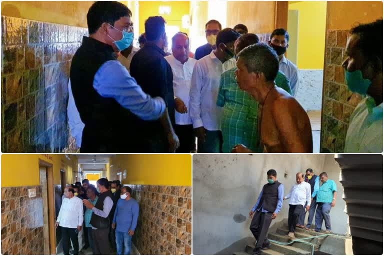 minister visited old age home in nayagarh