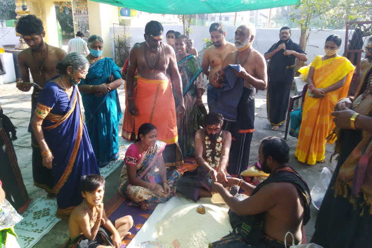 warangal, ayyappa swalula mandala deeksha