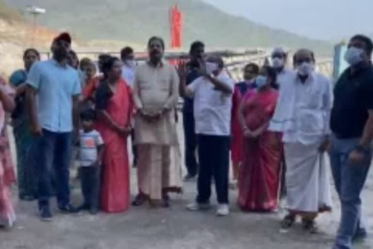 deputy speaker kona raghupathi visits polavaram project