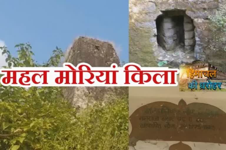 mahal moriyan fort hamirpur, महल मोरियां फोर्ट हमीरपुर