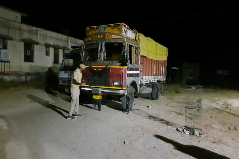 green woods,  truck seized in jalore