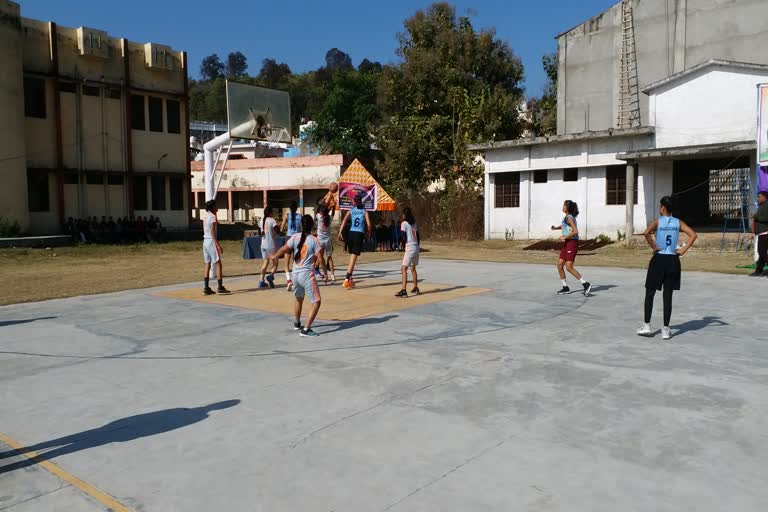 women basket ball competition ramnagar