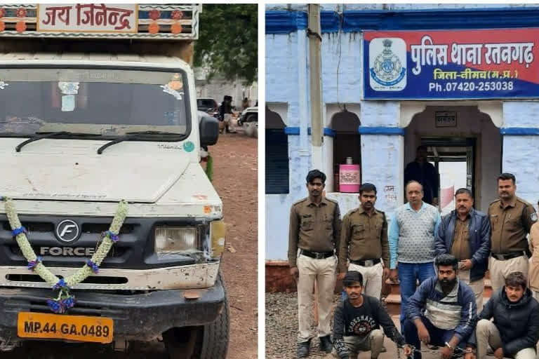 accused arrested for stealing pickup loaded with garlic