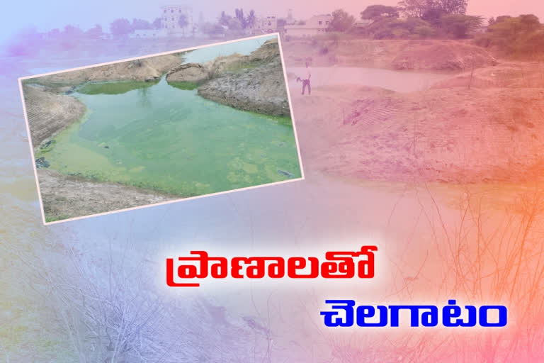 chemical wastages, medchal, lakes in outskirts,