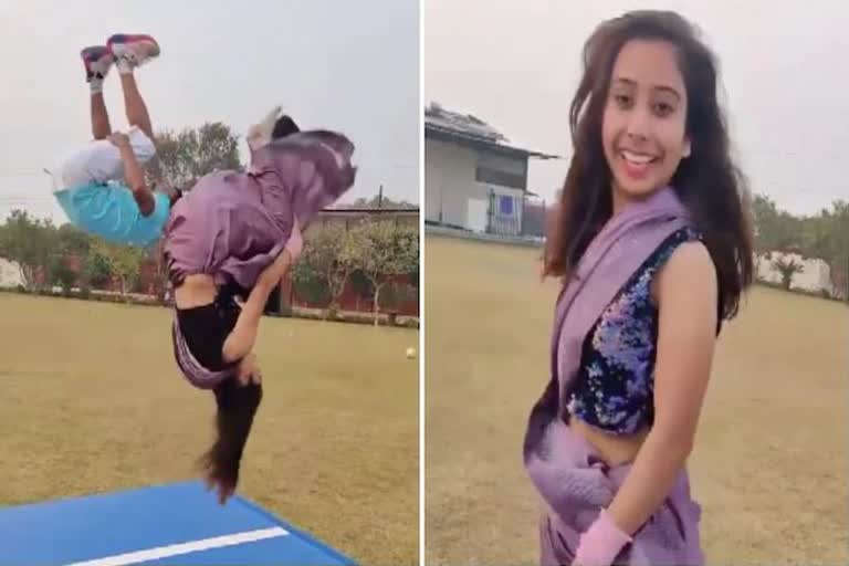 parul arora gymnastics video