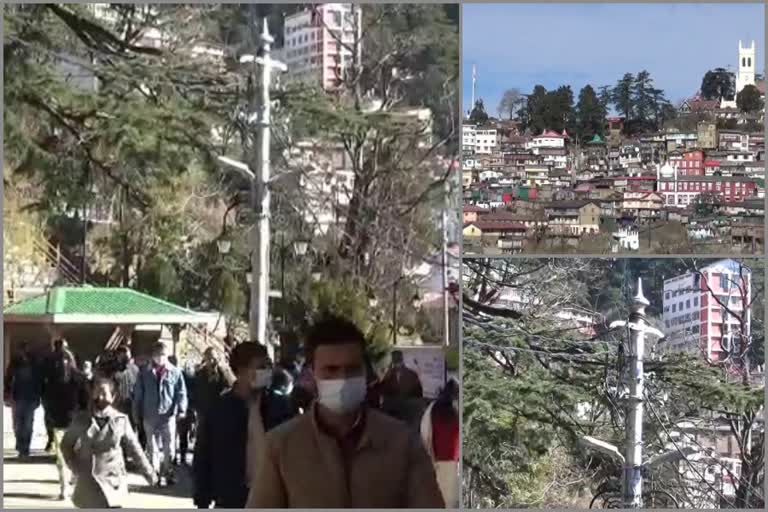 street lights Shimla स्ट्रीट लाइट्स शिमला