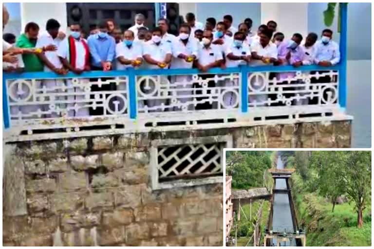 Water release from Thirumoorthy Dam