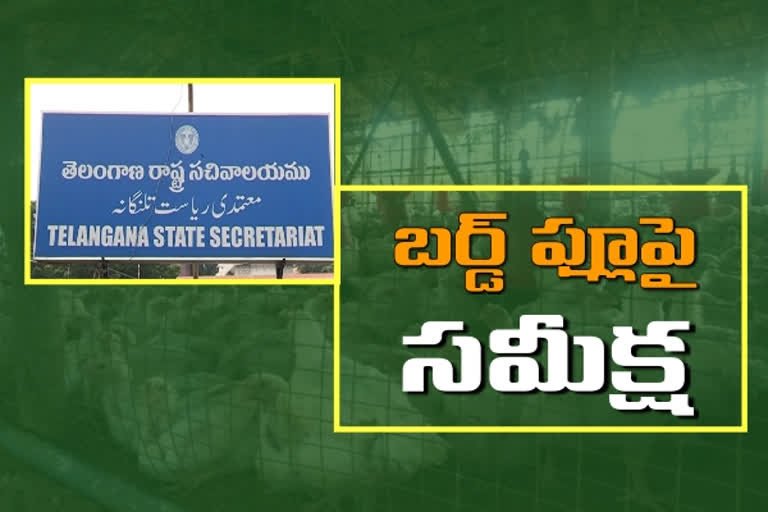 సచివాలయంలో బర్డ్ ఫ్లూపై ఉన్నతస్థాయి సమావేశం