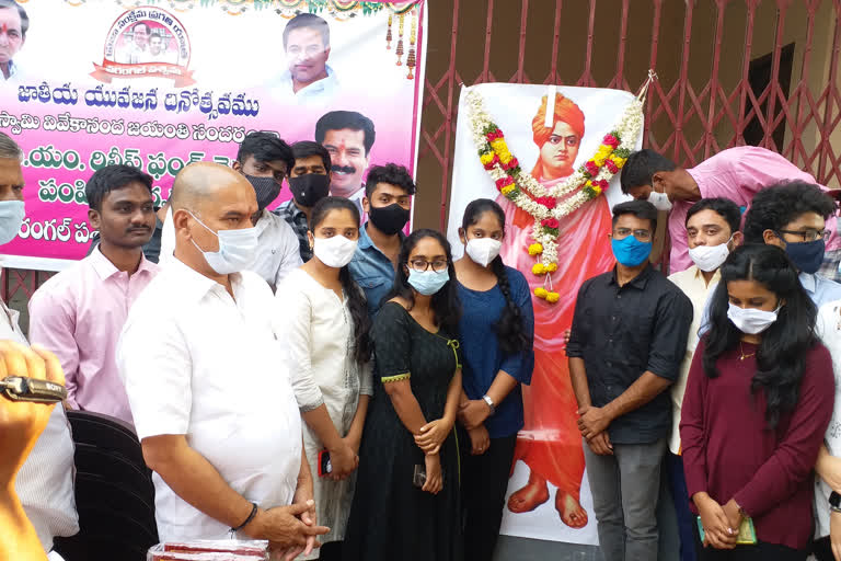 vivekananda jayanthi celebrations at warangal urban district