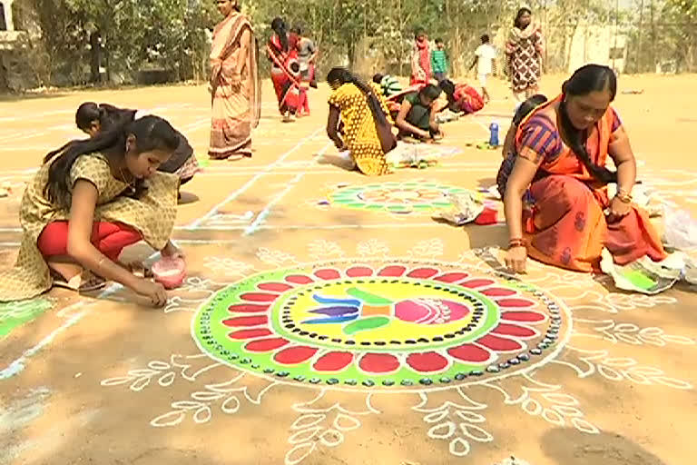 Under the auspices of Telangana Jagriti, triathlon competitions were organized in Adilabad district